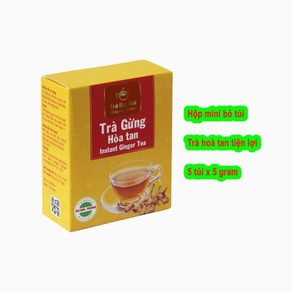Trà Gừng hoà tan (hộp mini bỏ túi)